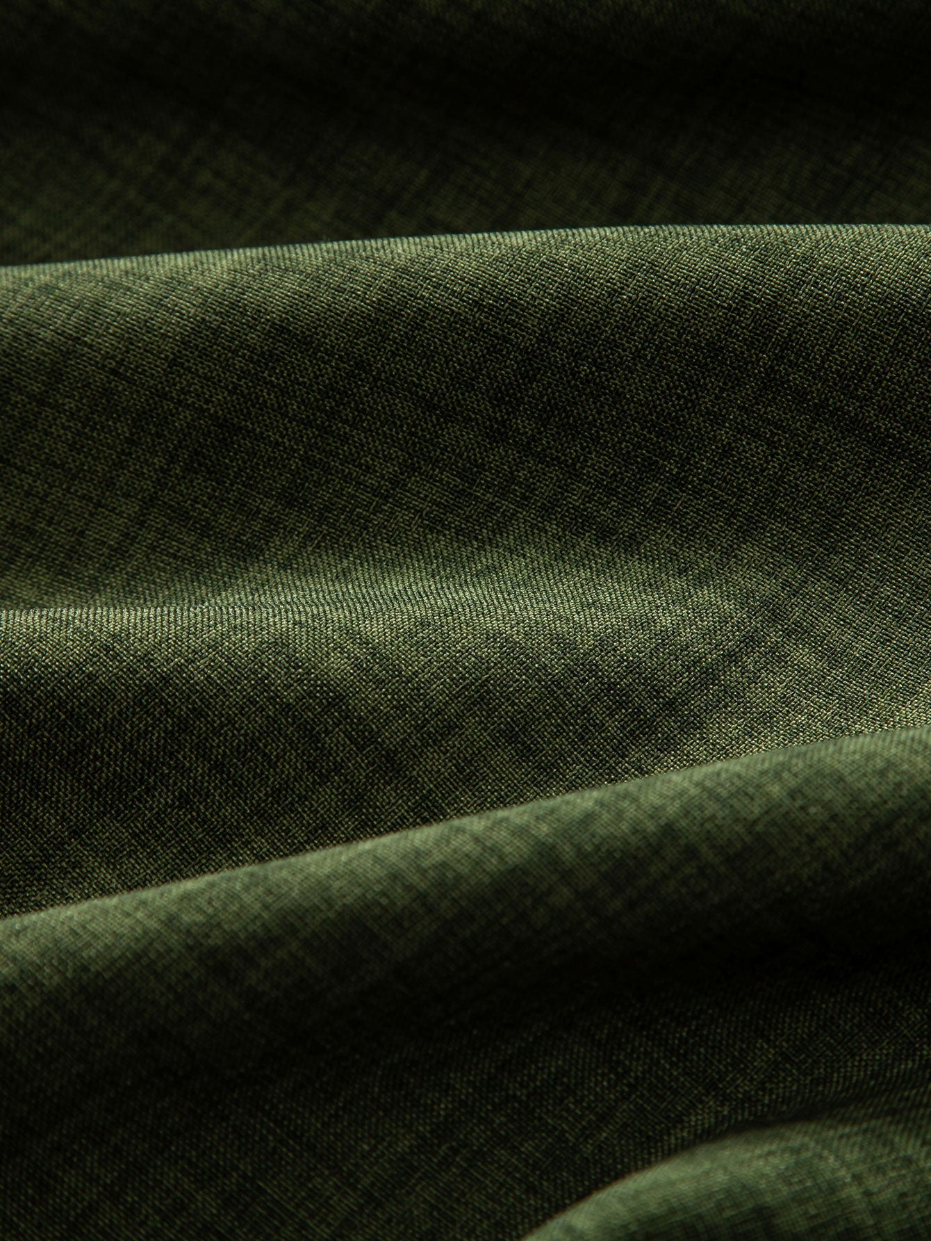 Short Sleeve Stand Collar Shirt & Straight Leg Linen Pants