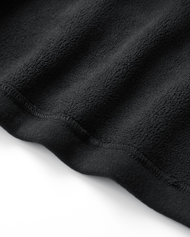 Quarter-Zip Fleece Sweatshirt & Polar Fleece Straight Leg Pants