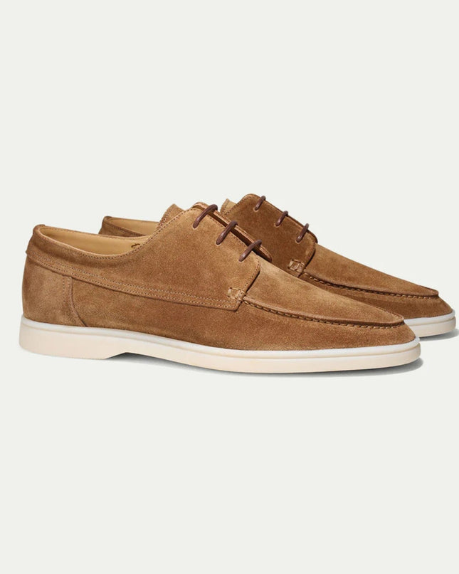 The Rive Droite Boat Loafers Beige