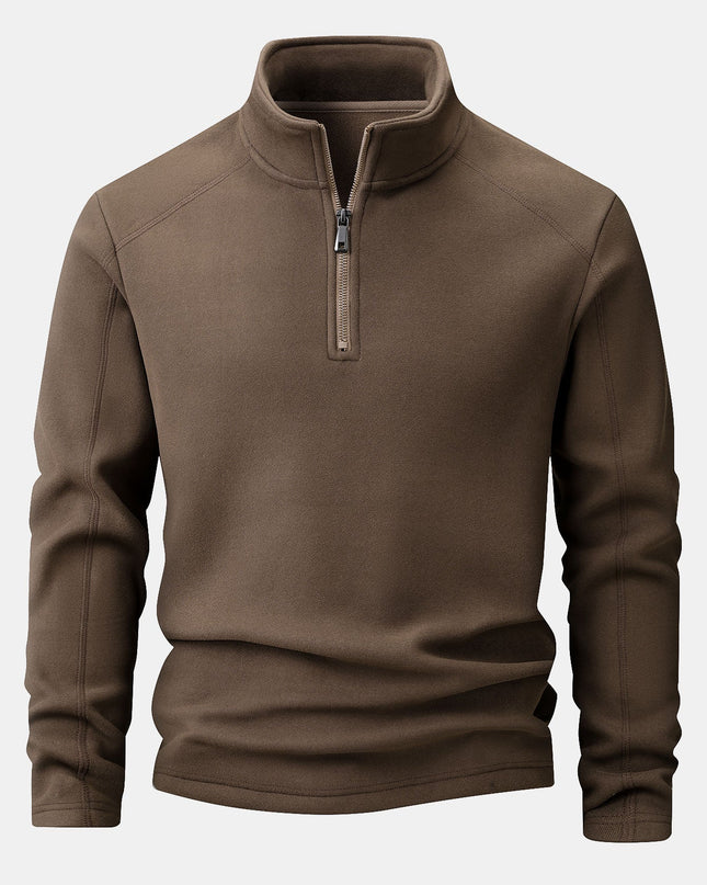 Quarter-Zip Fleece Sweatshirt & Polar Fleece Straight Leg Pants