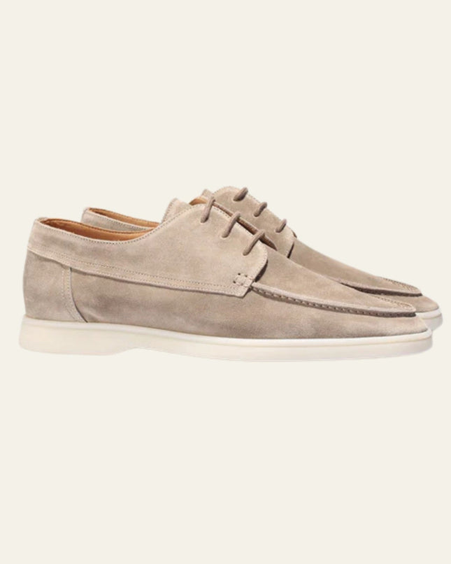 The Rive Droite Boat Loafers Light Grey