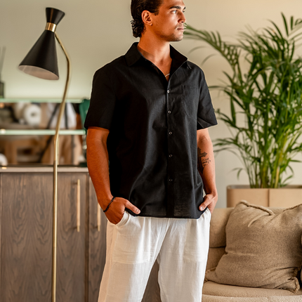 Cape Town - Linen Shirt (Shortsleeve)