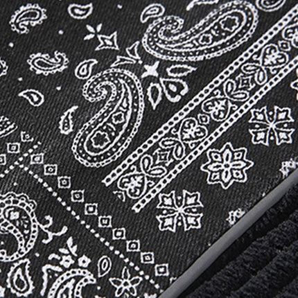 Paisley Print Panel Waffle Sweatshirt & Corduroy Paisley Print Panel Pants