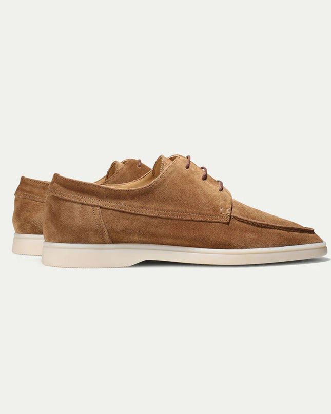 The Rive Droite Boat Loafers Beige