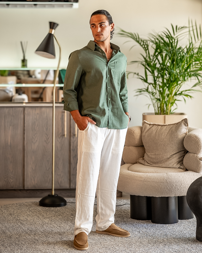 Old Money Linen Combo (Longsleeve)