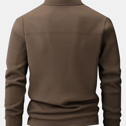Quarter-Zip Fleece Sweatshirt & Polar Fleece Straight Leg Pants