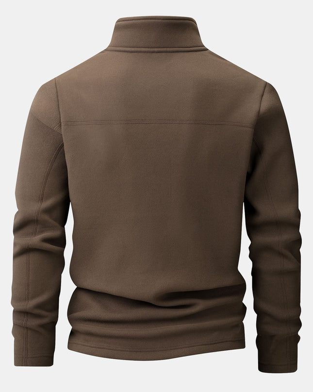 Quarter-Zip Fleece Sweatshirt & Polar Fleece Straight Leg Pants