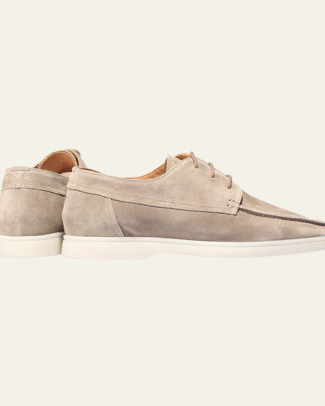 The Rive Droite Boat Loafers Light Grey