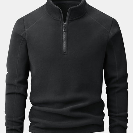 Quarter-Zip Fleece Sweatshirt & Polar Fleece Straight Leg Pants