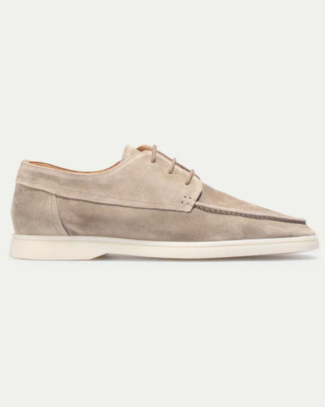 The Rive Droite Boat Loafers Light Grey
