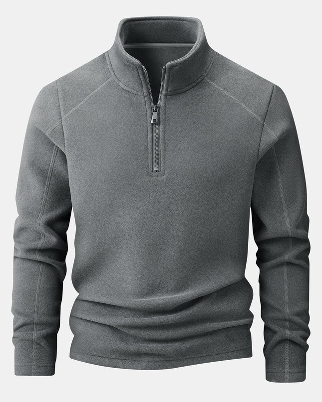 Quarter-Zip Fleece Sweatshirt & Polar Fleece Straight Leg Pants