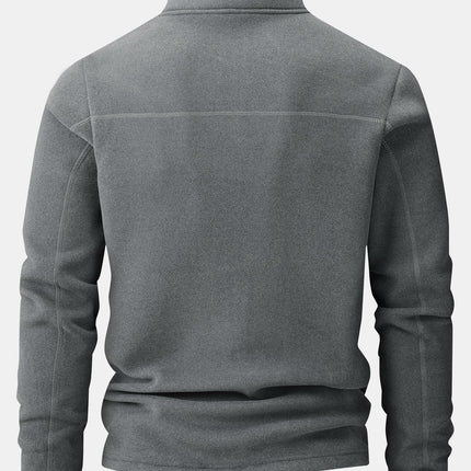 Quarter-Zip Fleece Sweatshirt & Polar Fleece Straight Leg Pants
