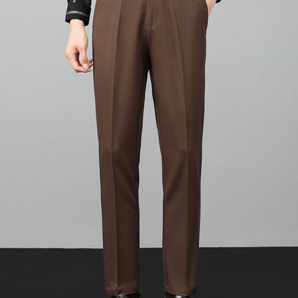 Stripe Geometric Jacquard Knitted Polo Shirt & Slim Fit Tapered Trousers