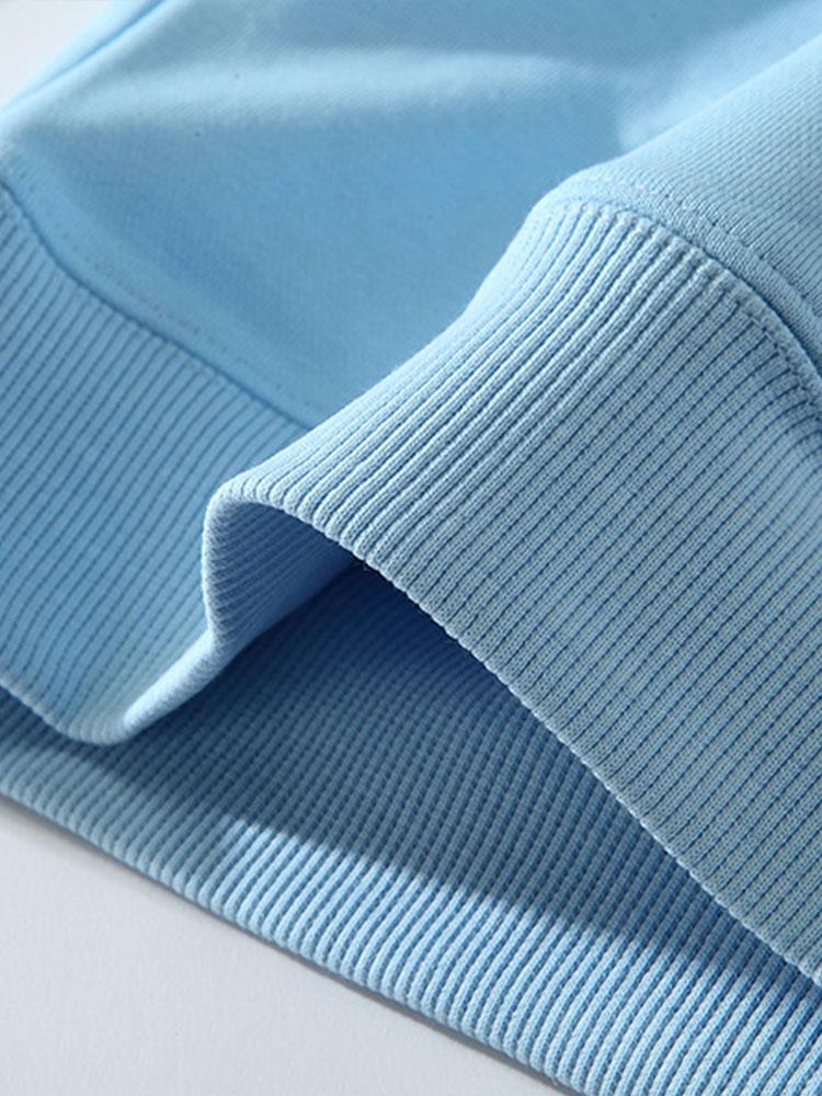 Paris Print Cotton Blend Hoodie & Jogger Pants